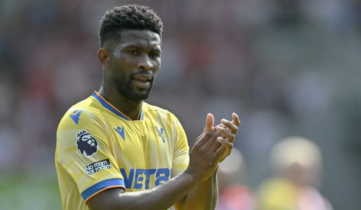 Jefferson Lerma, durante un partido de la Premier League con Crystal Palace