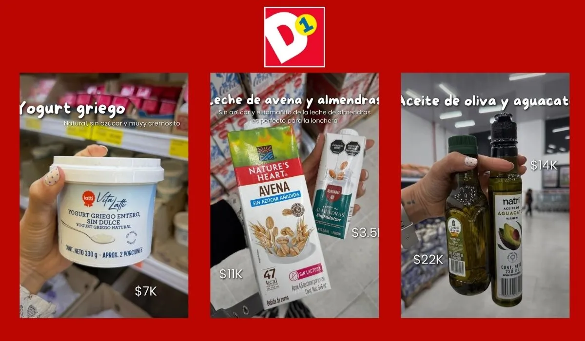 Los mejores alimentos saludables de Tiendas D1 recomendados por Cinnamon Lifestyle