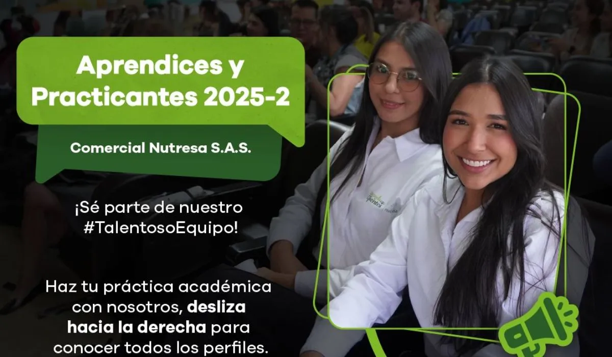 Nutresa abre convocatoria de prácticas para estudiantes en varias ciudades de Colombia