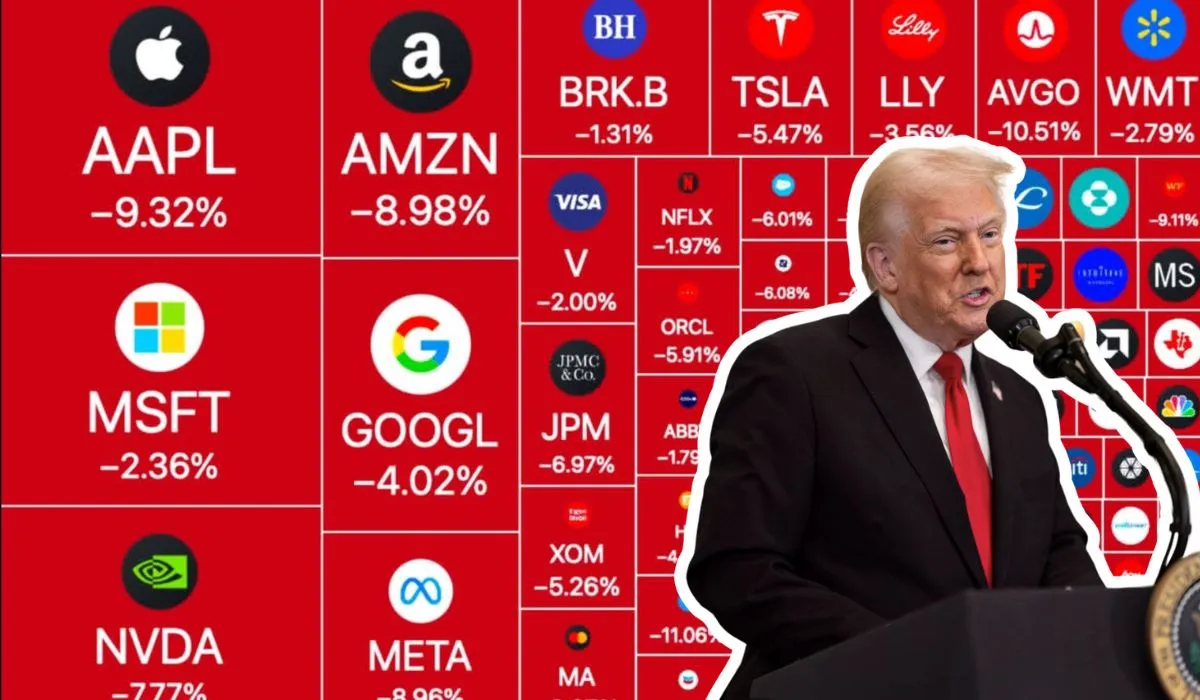 el S&P 500 vive su peor día desde 2020 tras aranceles de China a EE. UU.