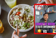 Comer de noche es lo peor que le puedes hacer a tu cuerpo En la noche el cuerpo no está diseñado para la ingesta de comida en cantidades enormes, por lo que manejar un horario y dieta balanceada.