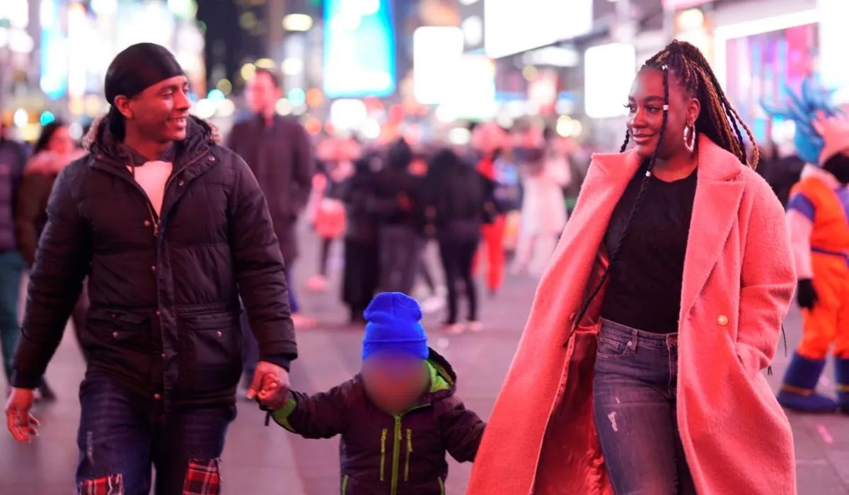 Familia colombiana en Estados Unidos