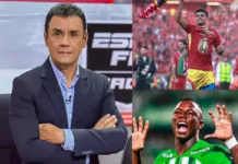 Pacho Vélez aclara que nunca comparó a Marino Hinestroza con Luis Díaz en ESPN Vélez aclara en X que nunca comparó a Hinestroza con Luis Díaz