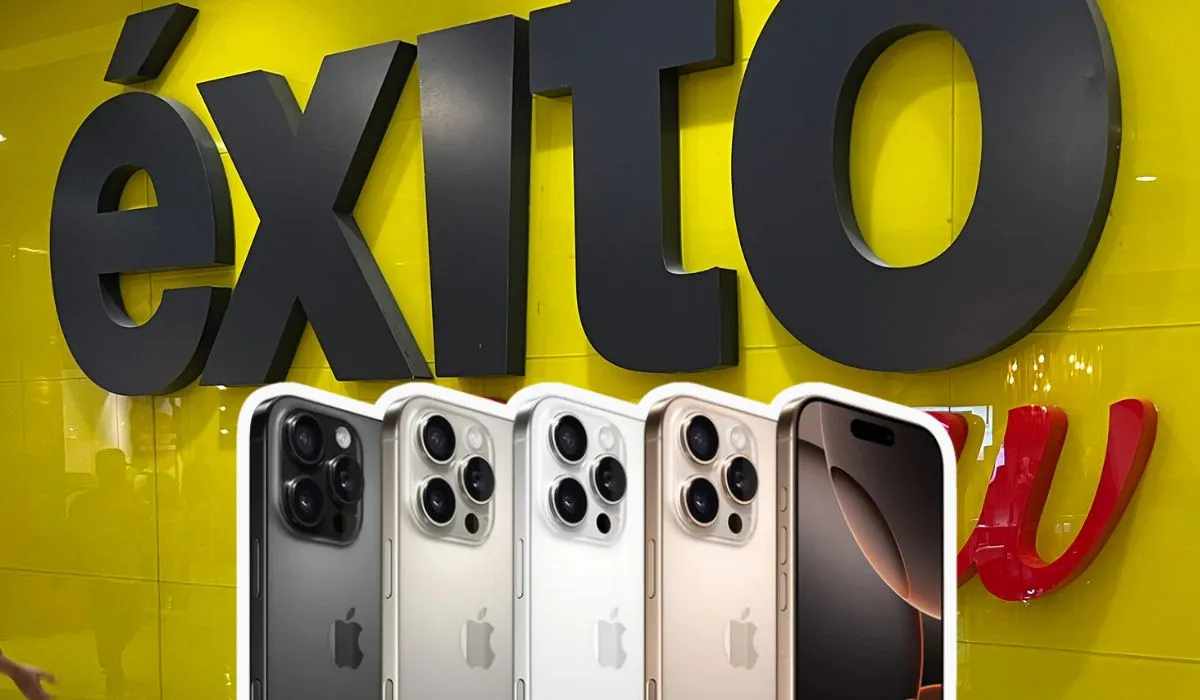 El iPhone 16 Pro Max de 256 GB se vende hasta $2,2 millones más barato en Almacenes Éxito contra Mac Center.