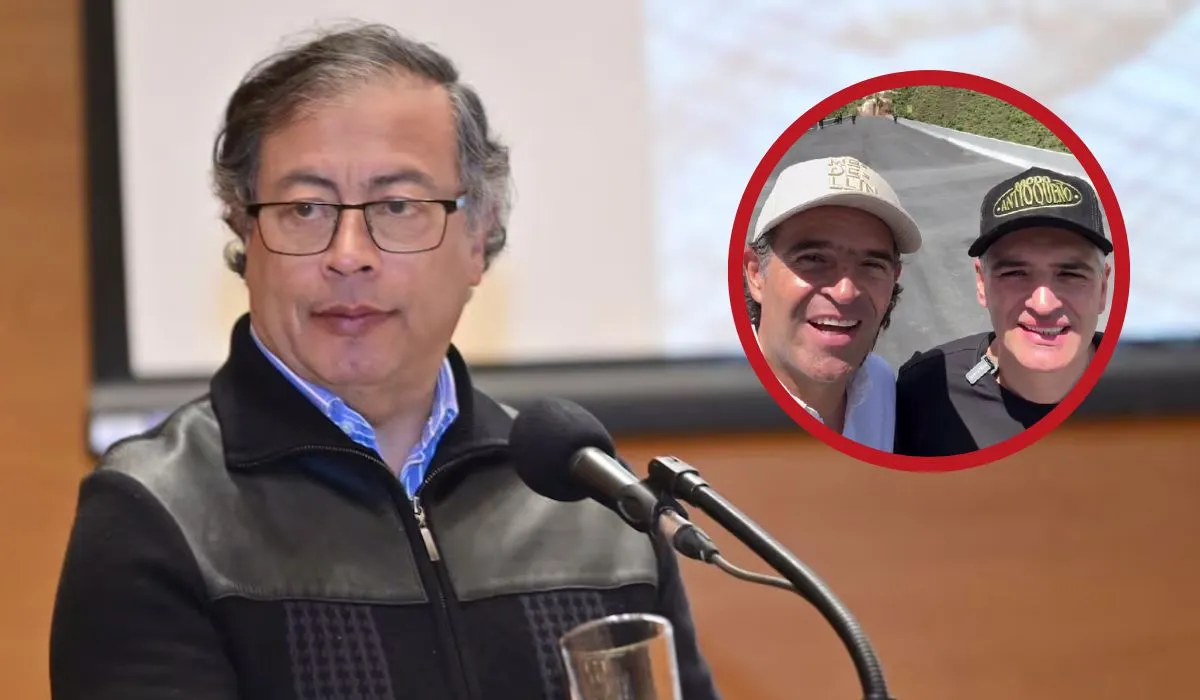 Federico Gutiérrez y el gobernador Andrés Rendón lanzaron pullas al presidente Petro.
