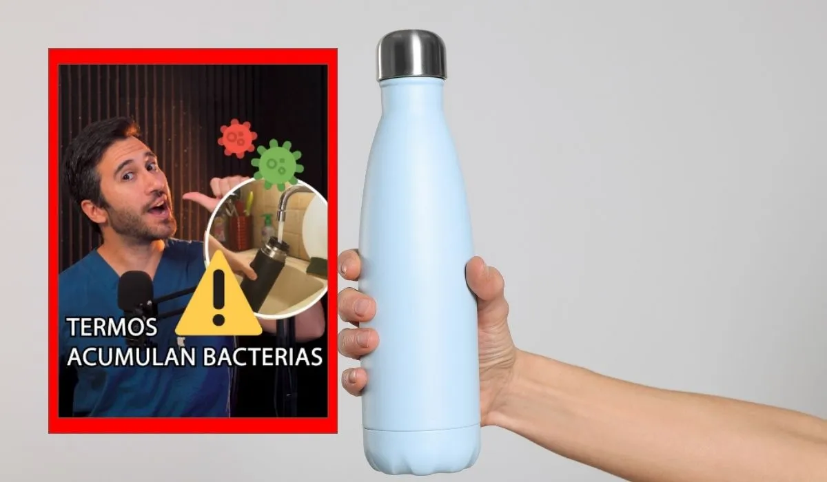Las personas que lavan su termo a diario pueden enfermarse más rápido por la acumulación de bacterias que hay dentro de estas botellas.