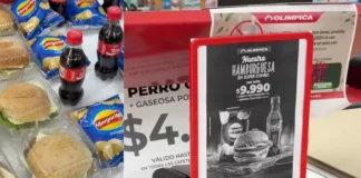 Tiendas Olímpica con hamburguesas en combo en menos de $10 mil pesos Olímpica vende combo de hamburguesa a $9.990 en toda Colombia