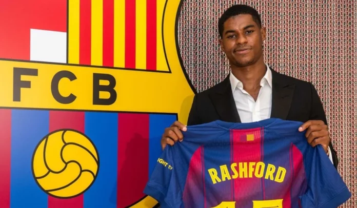 Rashford con la camiseta del Barcelona. Del exilio en Manchester a "sentirse en casa": la nueva vida de Rashford en Barcelona.