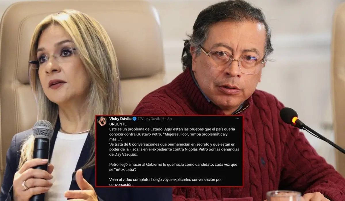 El presidente Gustavo Petro se pronunció tras las acusaciones difundidas por Vicky Dávila