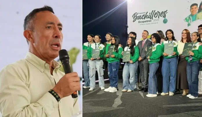 Jóvenes beneficiados con las becas universitarias de Ecopetrol. Cien estudiantes de 32 departamentos recibieron la beca universitaria Mario Galán Gómez.