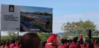 Acto simbólico de la primera piedra del Centro de Alto Rendimiento del Deportes Tolima