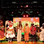Presentación de agenda festiva en Bogotá.