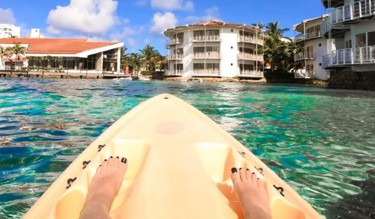Kayak, una de las actividades a realizar en el Hotel Aquarium
