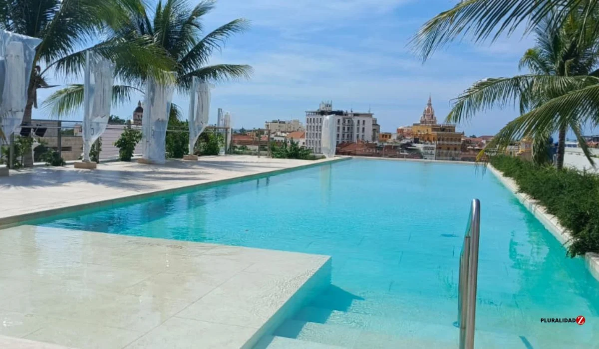 Zona de piscinas Render Hotel Four Seasons Cartagena.