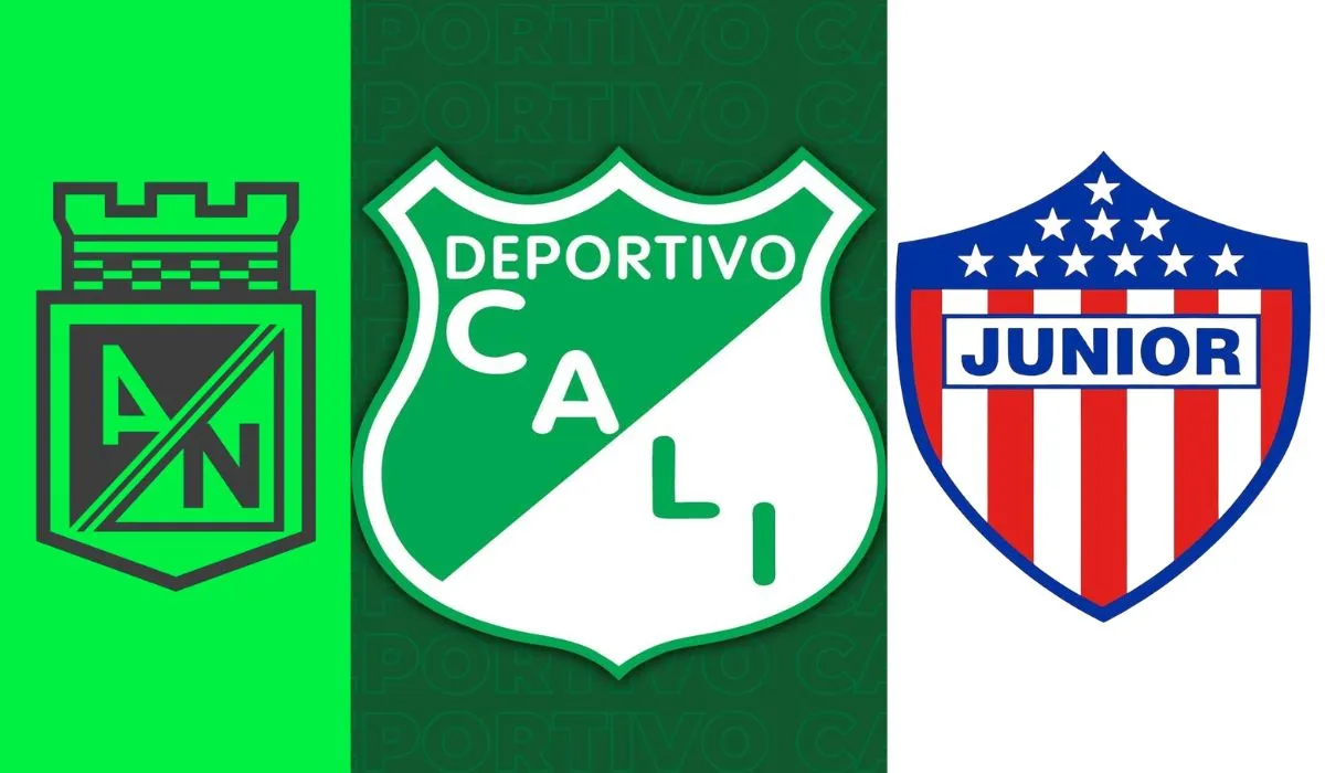 Atlético Nacional Deportivo Cali Junior de Barranquilla