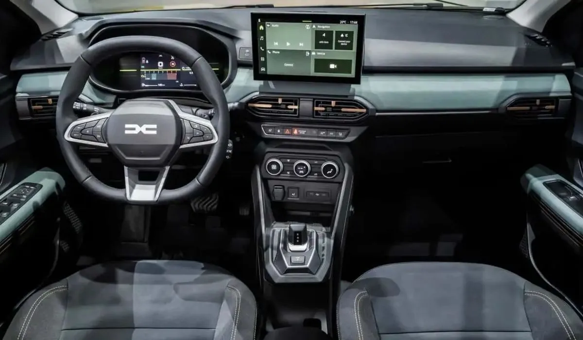 Interior del Renault Sandero 2026
