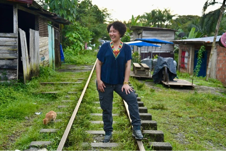 Isabel Cristina Zuleta en sus recorridos por la Colombia profunda