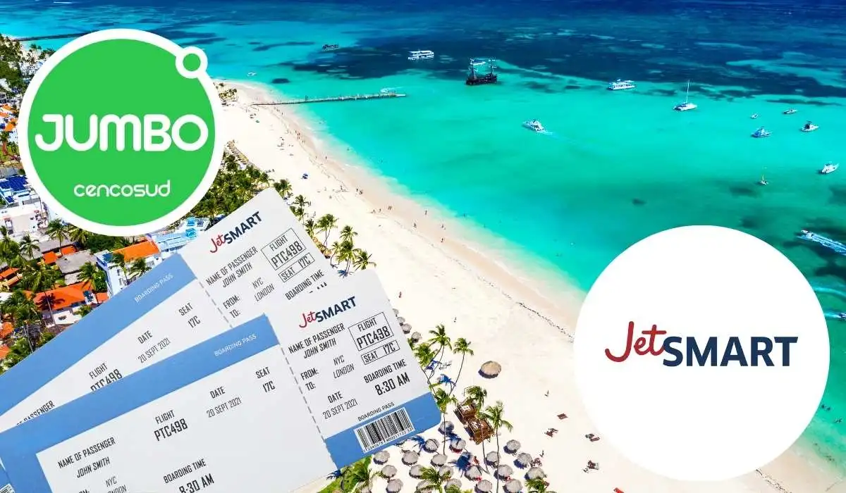 JetSMART y Jumbo sorteará 20 tiquetes dobles
