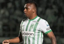 Alfredo Morelos, jugador del Atlético Nacional