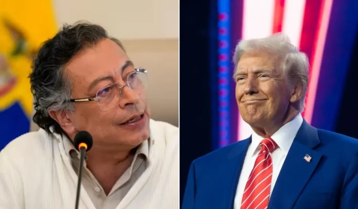 Petro acusa a Trump de fomentar una guerra étnica.