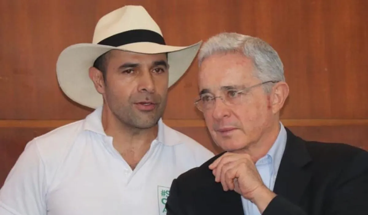 Andrés Guerra y Álvaro Uribe Vélez