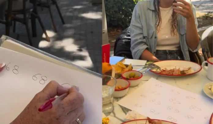 Creadora de contenido explicó un hack que utiliza para espantar moscas. La teoría sostiene que las moscas confunden el 68 con una telaraña y por eso se alejan.