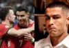 Cristiano Ronaldo, con expresión seria y reflexiva, durante su entrevista con el periodista Piers Morgan