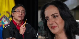 Petro desmintió a María Fernanda Cabal y la mandó a leer en inglés Gustavo Petro / María Fernanda Cabal.