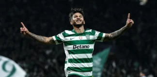 Gol del colombiano Luis Suárez impulsa al Sporting al octavo lugar de Champions Luis Suárez marca y el Sporting CP se hace fuerte en la Champions League