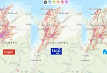 Mapas de nperf evidencian la brecha de cobertura entre Claro, Tigo y Movistar en Colombia
