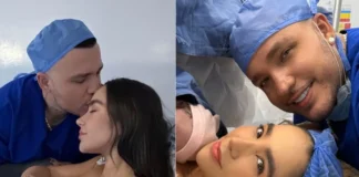 Paola Jara y Jessi Uribe ya son padres, celebraron el nacimiento de su hija Emilia Paola Jara , Jessi Uribe y su bebé, Emilia