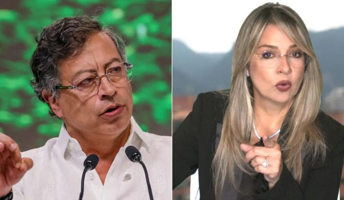 El presidente Gustavo Petro responde a las críticas de Vicky Dávila.