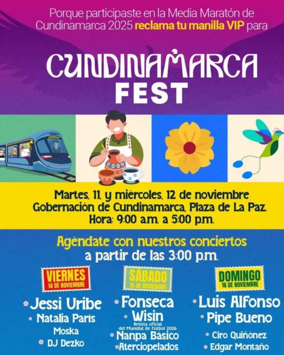 Programación Cundinamarca Fest