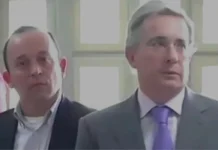 Condena a Santiago Uribe Vélez: Tribunal impone 28 años de cárcel y multa de $9.252 millones Santiago Uribe Vélez y su hermano, el expresidente Álvaro Uribe