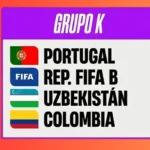 Grupo K Mundial FIFA 2026