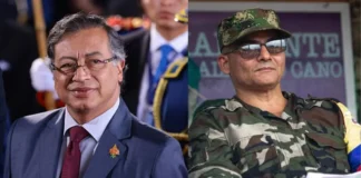 Presidente Gustavo Petro llevará a Iván Mordisco ante la Corte Penal Internacional tras ataque en Balboa Gustavo Petro e Iván Mordisco