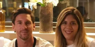 Lionel Messi con su hermana, María Sol