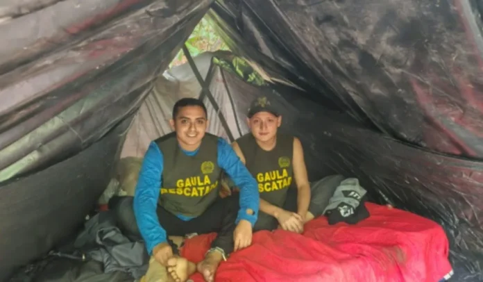 Miguel Ayala y su manager, fueron rescatados