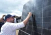 Ministro Edwin Palma en la inauguración Parque Solar Urrá.