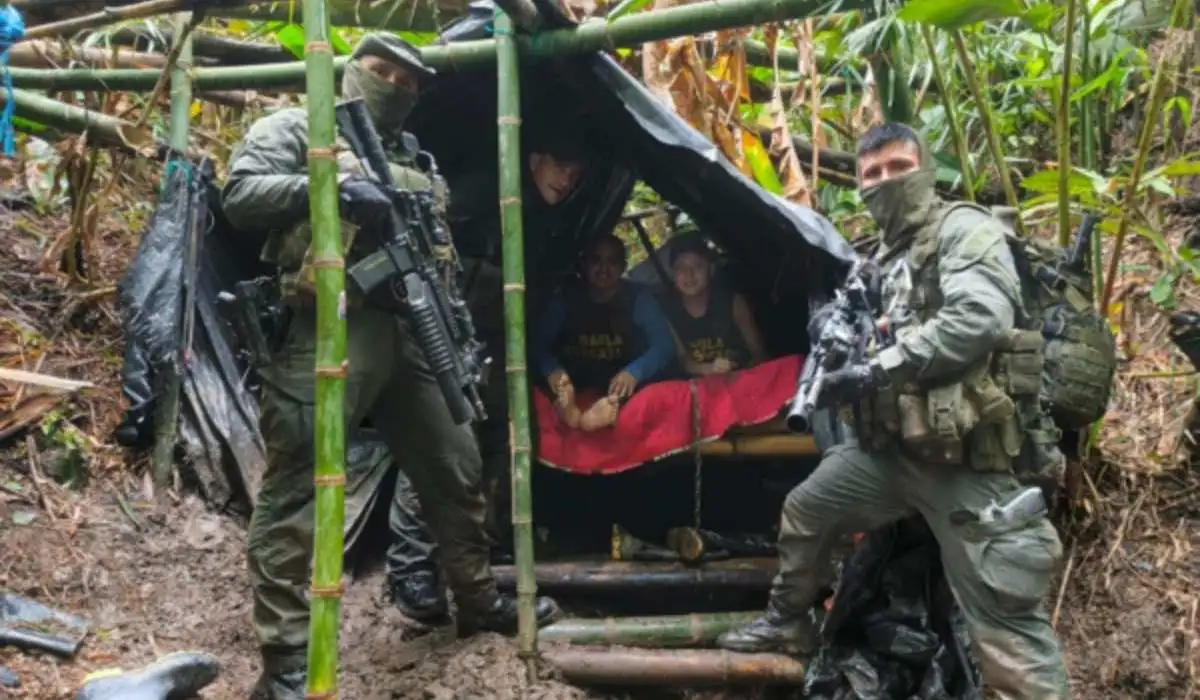 Policía nacional, rescató a Miguel Ayala, hijo de Giovanny Ayala