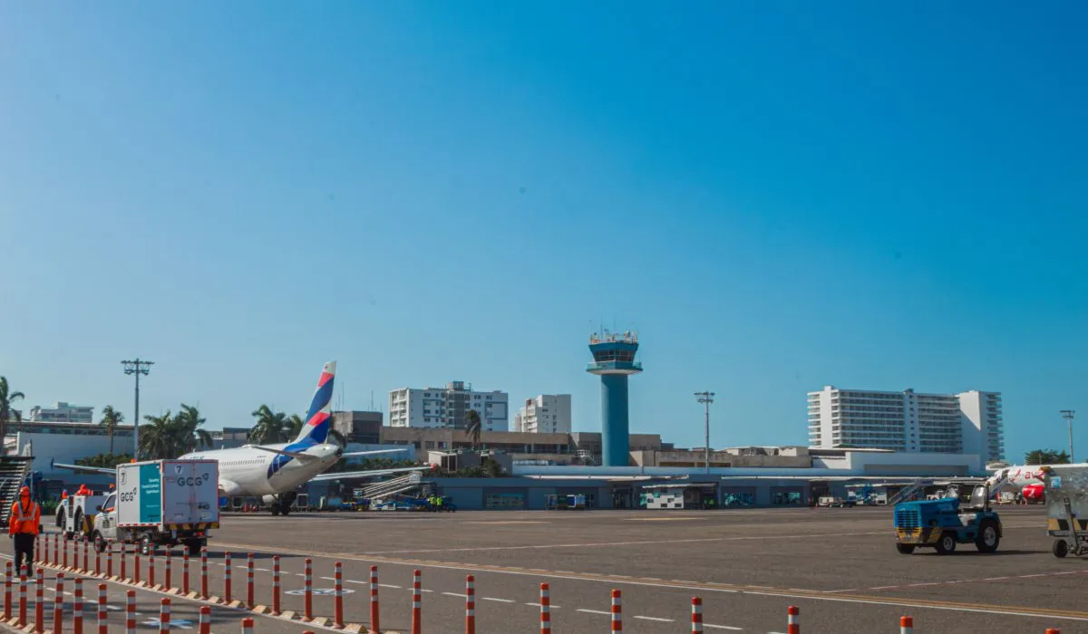 Vista Aeropuerto Internacional Rafael Núñez