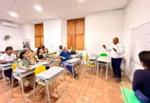 Cartagena se prepara para elecciones de JAC Director del Instituto Comunal de Cartagena, Geverson Ortiz explicando el proceso electoral