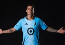 James Rodríguez, nuevo jugador del Minnesota United FC
