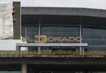 Pasajera indignada en El Dorado