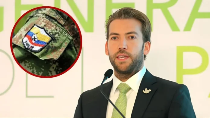 Martín Santos, hijo de Juan Manuel Santos El hijo del expresidente respaldó la vía política frente a la violencia.